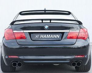 Центральная накладка заднего бампера для 4-х тр. выпуска 10001140 HAMANN BMW 7 Серии (F01/02) 